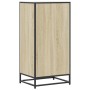 Mueble zapatero madera contrachapada roble sonoma 48x38x97,5 cm
