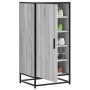 Mueble zapatero madera contrachapada gris sonoma 48x38x97,5 cm