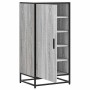 Mueble zapatero madera contrachapada gris sonoma 48x38x97,5 cm