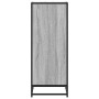 Mueble zapatero madera contrachapada gris sonoma 48x38x97,5 cm