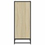Mueble zapatero madera contrachapada roble sonoma 48x38x97,5 cm