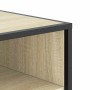 Mueble zapatero madera contrachapada roble sonoma 48x38x97,5 cm