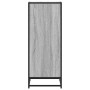 Mueble zapatero madera contrachapada gris sonoma 48x38x97,5 cm