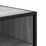 Mueble zapatero madera contrachapada gris sonoma 48x38x97,5 cm