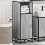 Armario de baño madera contrachapada gris sonoma 35x37,5x100 cm