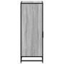Armario de baño madera contrachapada gris sonoma 35x37,5x100 cm