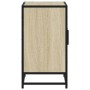 Mueble de lavabo de baño roble Sonoma 90x33x60 cm madera de