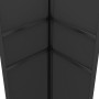 Cenador con doble techo y tira de luces LED antracita 3x3 m