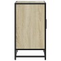 Mueble de lavabo de baño roble Sonoma 65x33x60 cm madera de