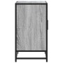 Mueble lavabo baño madera contrachapada sonoma gris 65x33x60 cm