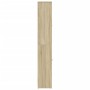Armario de baño madera contrachapada color roble 30x30x183,5 cm