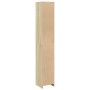Armario de baño madera contrachapada color roble 30x30x183,5 cm