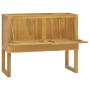 Solid teak wood bathroom cabinet 90x45x75 cm by vidaXL, Lockers and storage cabinets - Ref: Foro24-338248, Price: 121,57 €, D...