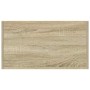 Armario de baño madera contrachapada roble Sonoma 60x33x80 cm