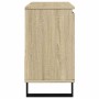 Armario de baño madera contrachapada roble Sonoma 65x33x60 cm