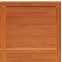 Puerta de granero madera maciza pino marrón miel 100x208 cm
