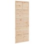 Puerta de granero madera maciza de pino 80x208 cm