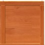 Puerta de granero madera maciza pino marrón miel 80x208 cm