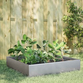 Jardinera de acero galvanizado 100x100x33,5 cm Jardinera de acero galvanizado 100x100x33,5 cm