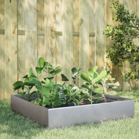 Jardinera de acero galvanizado 100x100x33,5 cm Jardinera de acero galvanizado 100x100x33,5 cm