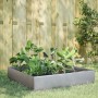 Jardinera de acero galvanizado 100x100x33,5 cm