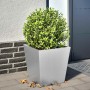 Jardinera de acero galvanizado 40x40x40 cm en Maceteros y jardineras | Comprar online en Foro24