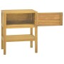 Massivholz Teak Badezimmerschrank 60x40x75 cm von vidaXL, Schließfächer und Lagerschränke - Ref: Foro24-338249, Preis: 139,22...