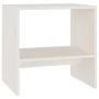 Mesita de noche madera maciza de mango blanco 40x30,5x40 cm de vidaXL, Mesitas de noche - Ref: Foro24-808055, Precio: 30,23 €...