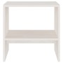 Nachttisch aus massivem weißem Mangoholz, 40 x 30,5 x 40 cm von vidaXL, Nachttische - Ref: Foro24-808055, Preis: 30,52 €, Rab...