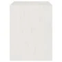 Mesita de noche madera maciza de mango blanco 40x30,5x40 cm de vidaXL, Mesitas de noche - Ref: Foro24-808055, Precio: 30,23 €...