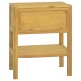 Massivholz Teak Badezimmerschrank 60x40x75 cm von vidaXL, Schließfächer und Lagerschränke - Ref: Foro24-338249, Preis: 139,22...