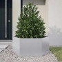 Jardinera hexagonal acero galvanizado 104x90x45 cm