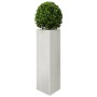 Jardinera trianngular de acero inoxidable 30x26x75 cm