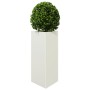 Jardinera triangular acero blanco 40x34,5x70 cm en Maceteros y jardineras | Comprar online en Foro24