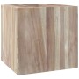 Wand-Badezimmerschrank aus massivem Teakholz, 41 x 38 x 40 cm von vidaXL, Schließfächer und Lagerschränke - Ref: Foro24-33825...