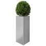 Jardineras triangulares 2 uds acero galvanizado 40x40x75 cm