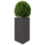 Jardinera triangular acero negro 50x43x75 cm en Maceteros y jardineras | Comprar online en Foro24