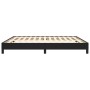Estructura de cama de cuero sintético negro 160x200 cm de vidaXL, Camas y somieres - Ref: Foro24-346910, Precio: 107,88 €, De...