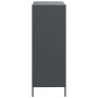 Aparador acero gris antracita 68x39x101,5 cm