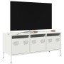 Mueble para TV acero laminado en frío blanco 101,5x39x43,5 cm en Muebles TV | Comprar online en Foro24