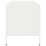 Mueble para TV acero laminado en frío blanco 101,5x39x43,5 cm