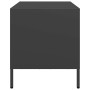 Mueble para TV acero laminado en frío negro 68x39x43,5 cm