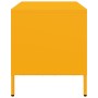 Mueble TV acero laminado en frío amarillo mostaza 68x39x43,5 cm