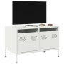 Mueble para TV acero laminado en frío blanco 68x39x43,5 cm en Muebles TV | Comprar online en Foro24