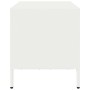 Mueble para TV acero laminado en frío blanco 68x39x43,5 cm