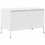 Mueble para TV acero laminado en frío blanco 68x39x43,5 cm