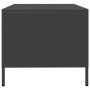 Mueble para TV acero laminado en frío negro 68x50x43,5 cm