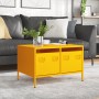 Mueble TV acero laminado en frío amarillo mostaza 68x50x43,5 cm en Muebles TV | Comprar online en Foro24