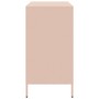 Aparador de acero laminado en frío rosa 101,5x39x73,5 cm