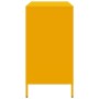 Aparador acero laminado frío amarillo mostaza 101,5x39x73,5 cm